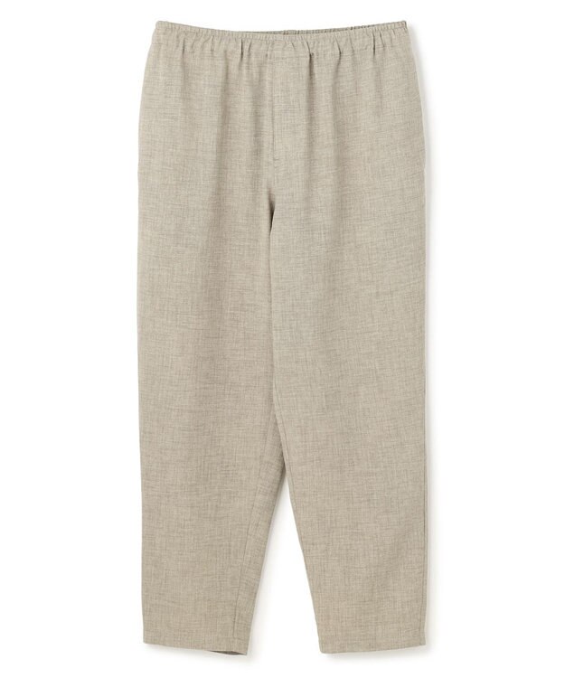 UNFILO MENS リネンライク イージーテーパード グレー