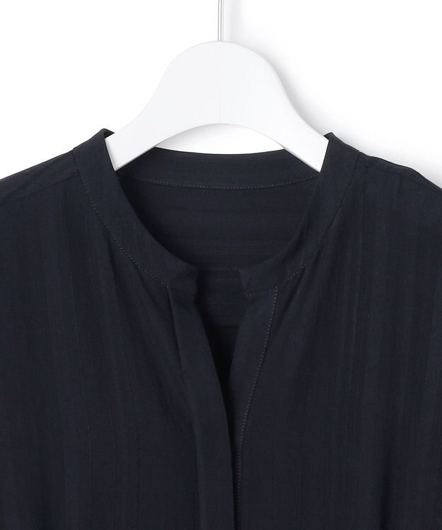 23区 【先行予約】ドビーストライプ  ワンピース ネイビー系