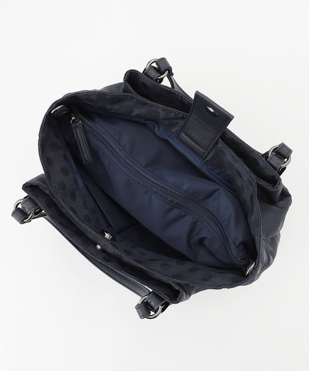 Y'SACCS 【Y’SACCS vous et】ドットジャカード マルチウェイトート Sサイズ ネイビー