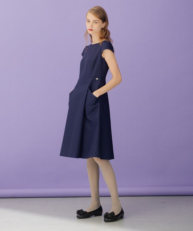 TOCCA 【洗える！】ICE BOX ドレス ネイビー系7