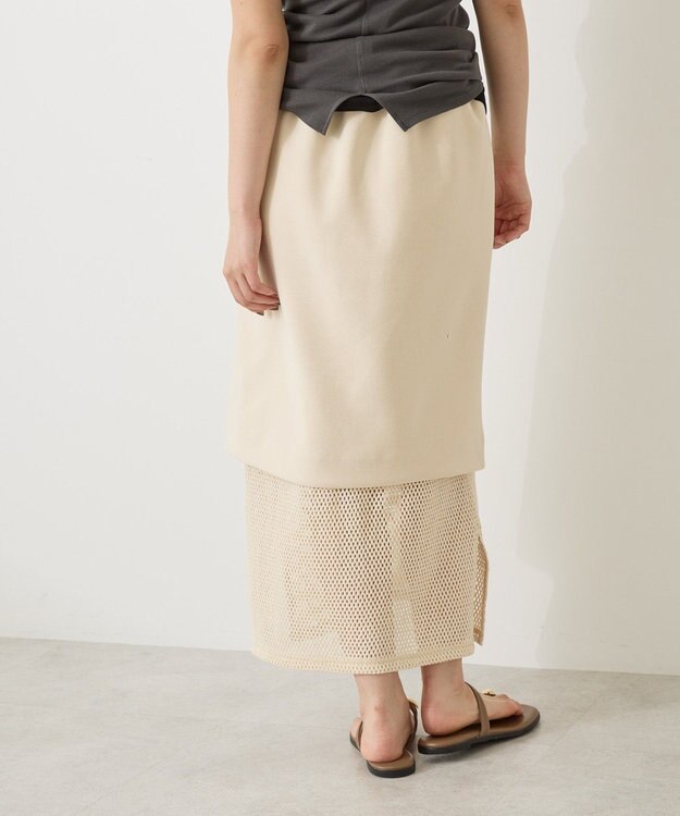 AMERICAN HOLIC 【WEB限定】レイヤード風スカート Ivory