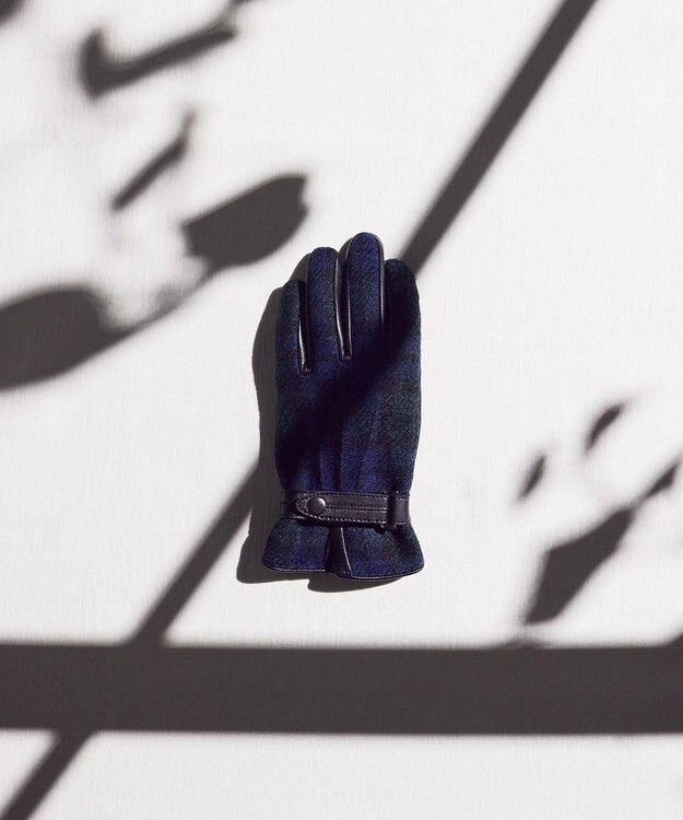 ORuKuBET Harris Tweedグローブ(MEN)【日本製・タッチパネル対応】 ブラックウォッチ