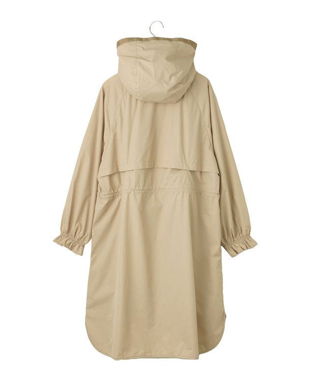 MOONBAT 【撥水】LIGNAGGIO ウエストギャザーフードコート ベージュ