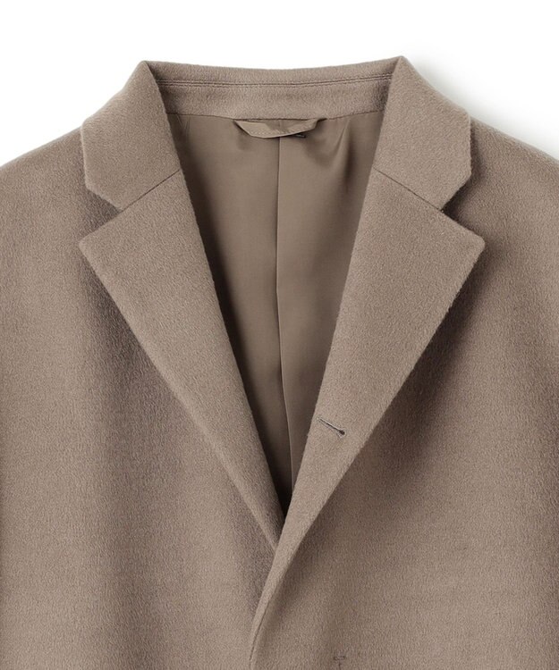 JOSEPH HOMME グロッシーウール　チェスターコート ベージュ系