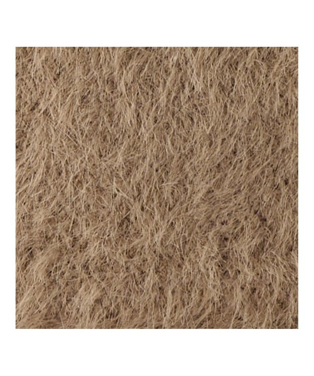 MOONBAT 【洗える】estaa アンゴラ風バケットハット モカブラウン