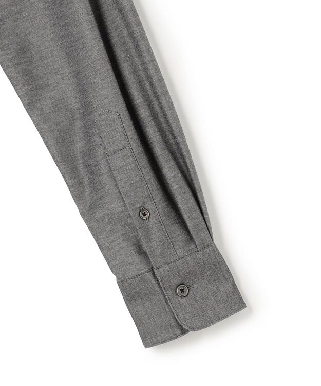 JOSEPH HOMME 新素材【ストレッチ】コンフォートクリアジャージー　長袖レギュラーカラーシャツ グレー系