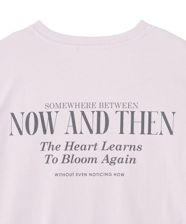AMERICAN HOLIC フォト&レタリングプリントTシャツ Lavender