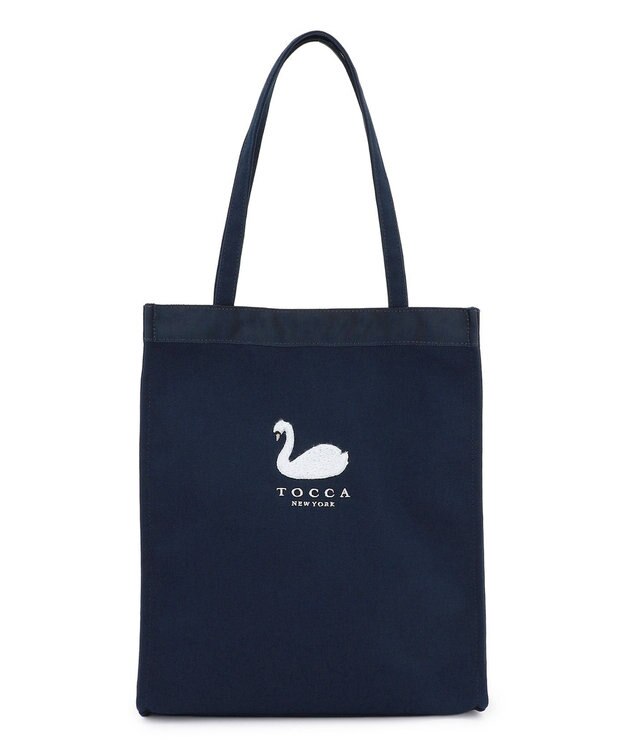 TOCCA PUFFY ICON SUBBAG サブバッグ【星風まどかさん着用】 ネイビー×スワン