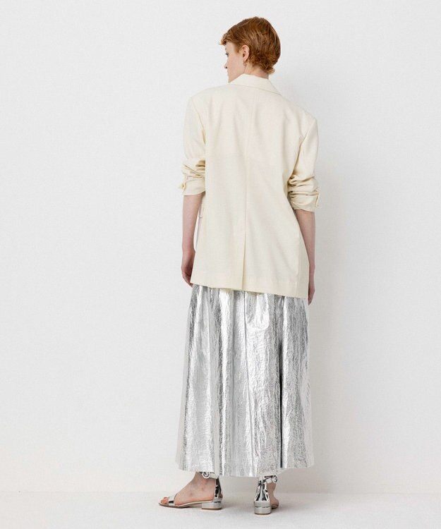 NAVE 【Nave・セットアップ可】ウールポリエステルツイルジャケット アイボリー系