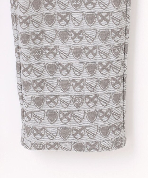 23区GOLF 【WOMEN】エンブレム柄ジャガードスキニーパンツ ライトグレー系5