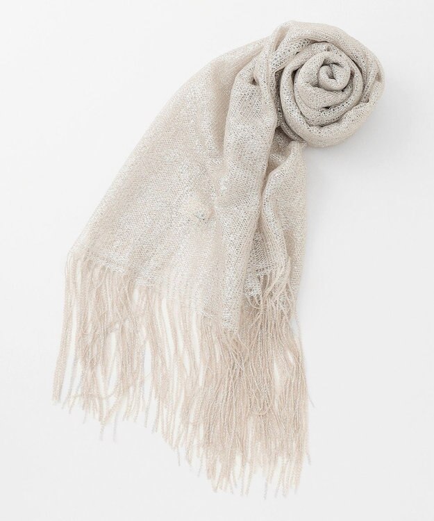 ANY SIS ラメジャカード ショール