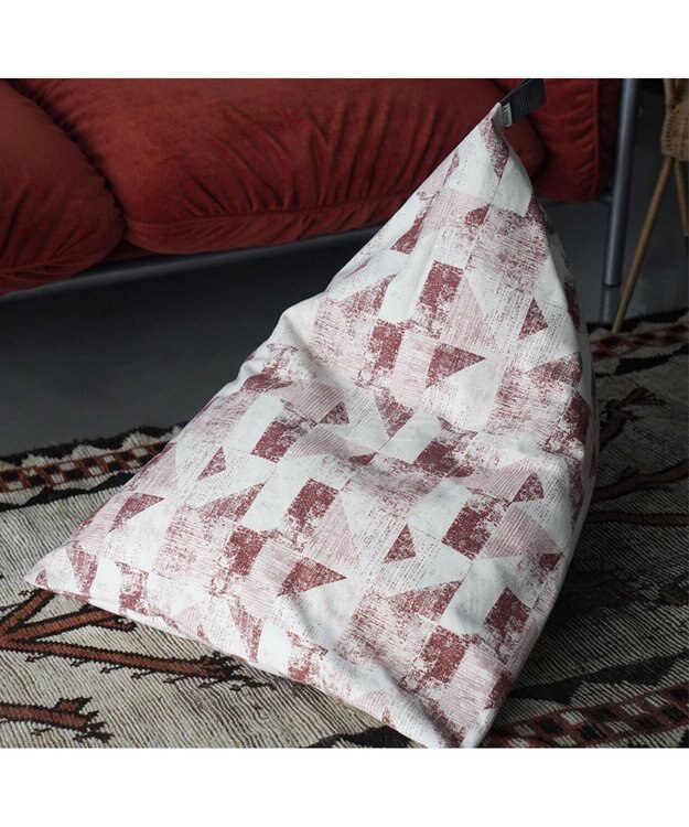 ビーズクッション tetra 【&CRAHUG】オーガニックコットン8号帆布 ビーズクッションNAGI ピンク