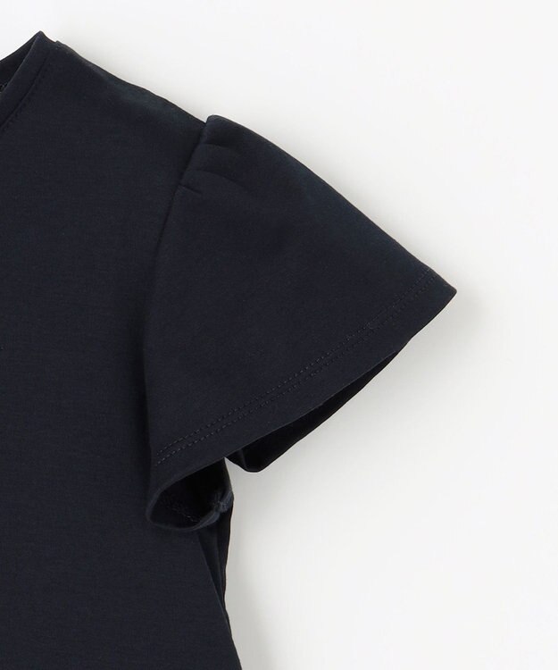 組曲 KIDS 【110-140cm】フラワー刺繍セットアップ ネイビー系