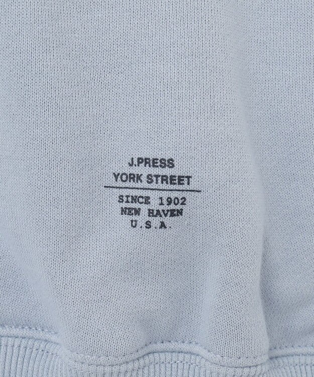 J.PRESS YORK STREET 【UNISEX】裏毛クルーネックトレーナー ブルー系