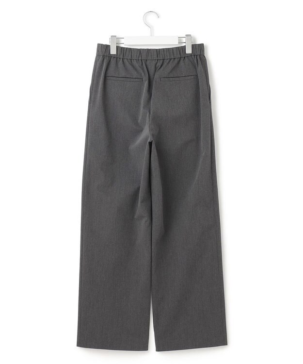 23区 【撥水加工/洗える】ドライ2WAYストレッチ ドロスト ワイド パンツ グレー系