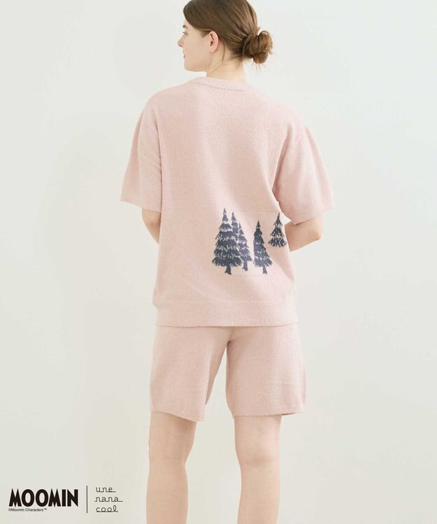 une nana cool 【ムーミン】なめらかふわふわプルオーバー&ハーフパンツセット OR