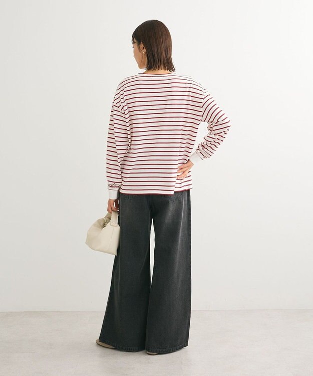 Green Parks ボーダープルオーバー Red