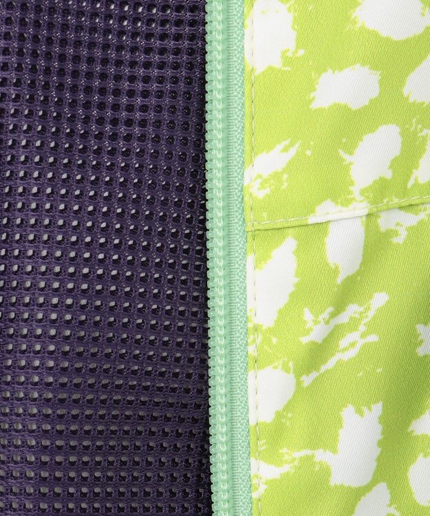 PW CIRCULUS 今が旬！【MEN】【洗える/ストレッチ】アニマルプリント ジップアップ フーデッド ブルゾン ライム系5