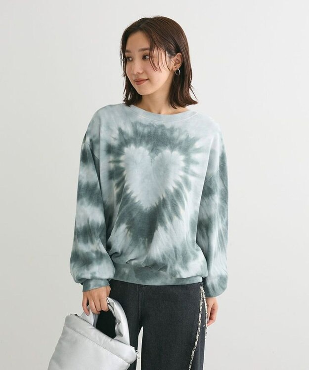 Green Parks ・ＳＵＧＡＲ　ＳＰＯＯＮ　ハートタイダイスウェット Green