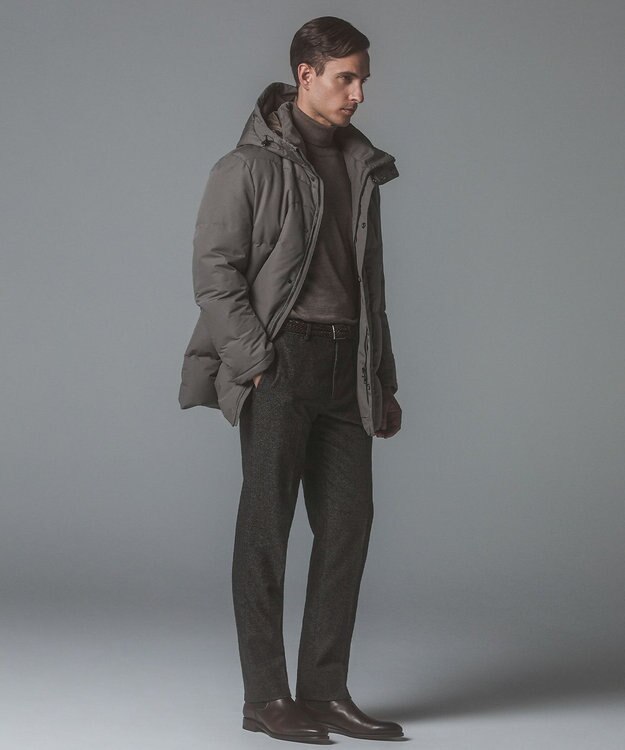 GOTAIRIKU 2年連続売上NO1【仕事で着られる】MINOTECH/ミノテック ドレス ダウンコート ベージュ系