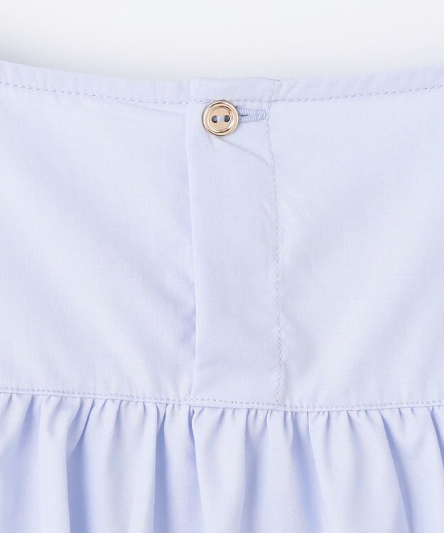 ANY 【UVカット/抗菌防臭/吸水速乾】エニィファンクション袖タックブラウス サックス