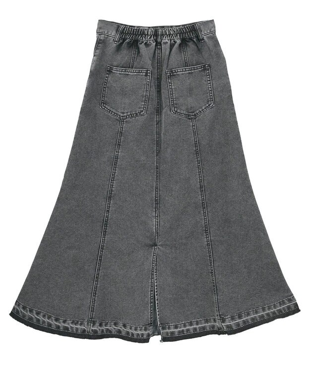 Green Parks イージーデニムマーメイドスカート Black