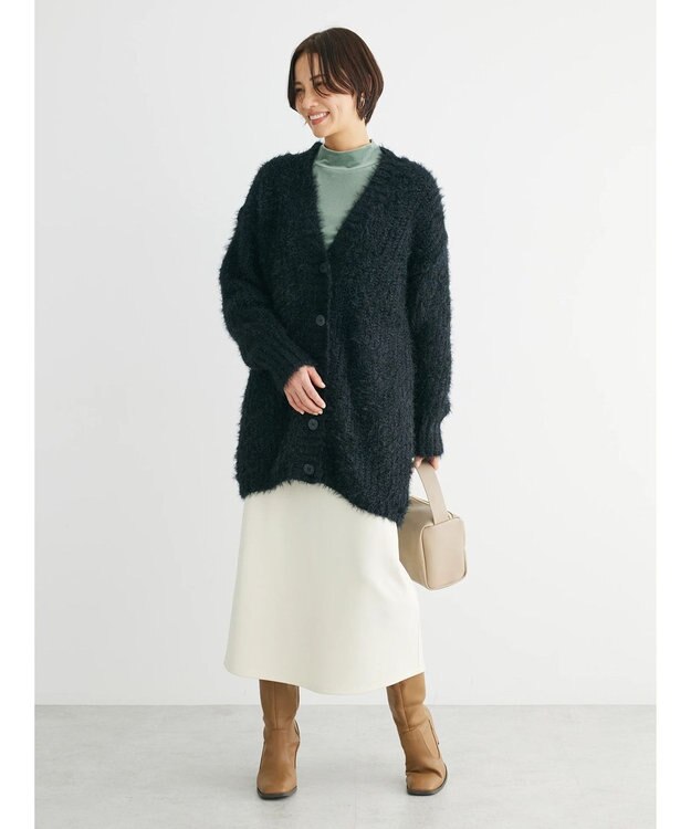 Green Parks ・ＳＵＧＡＲ　ＳＰＯＯＮ　シアーベロアハイネック Green