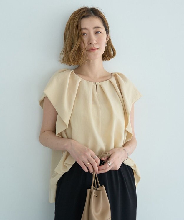 YECCA VECCA フレアブラウス Yellow