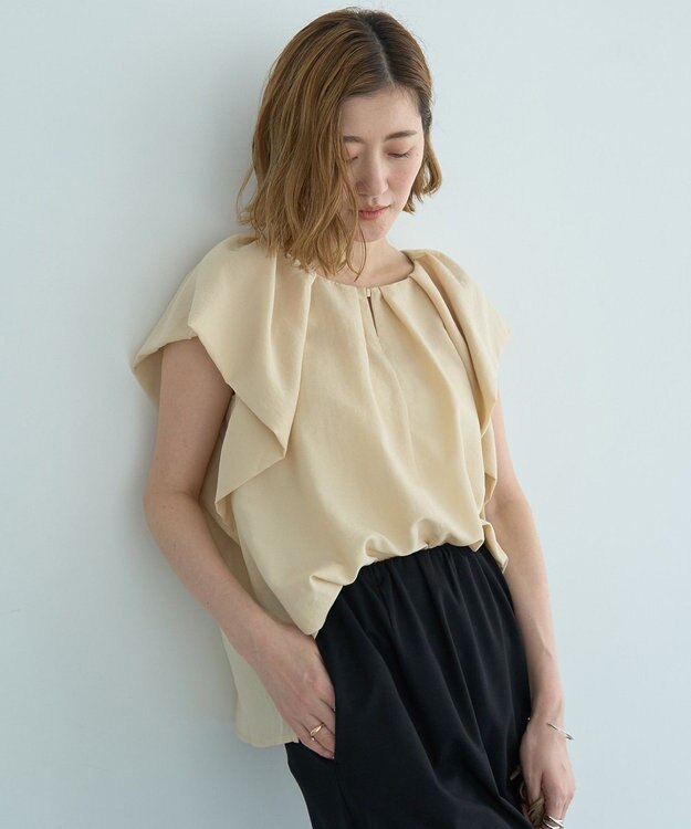 YECCA VECCA フレアブラウス Yellow