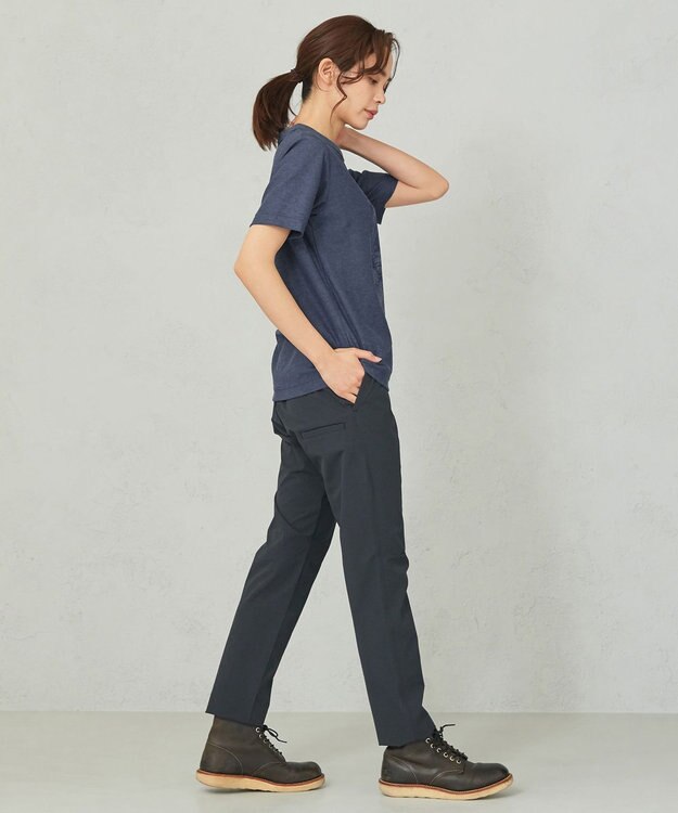 JOSEPH ABBOUD MOUNTAIN 【UNISEX】リップストップ２wayストレッチ パンツ ネイビー系