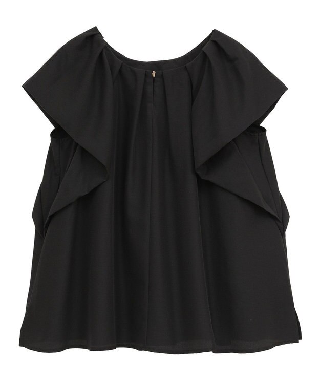 YECCA VECCA フレアブラウス Black