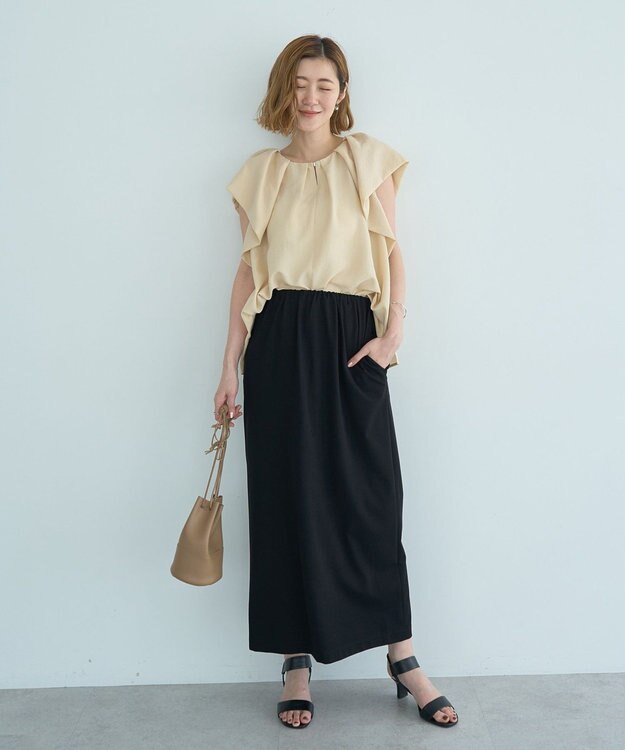 YECCA VECCA フレアブラウス Yellow