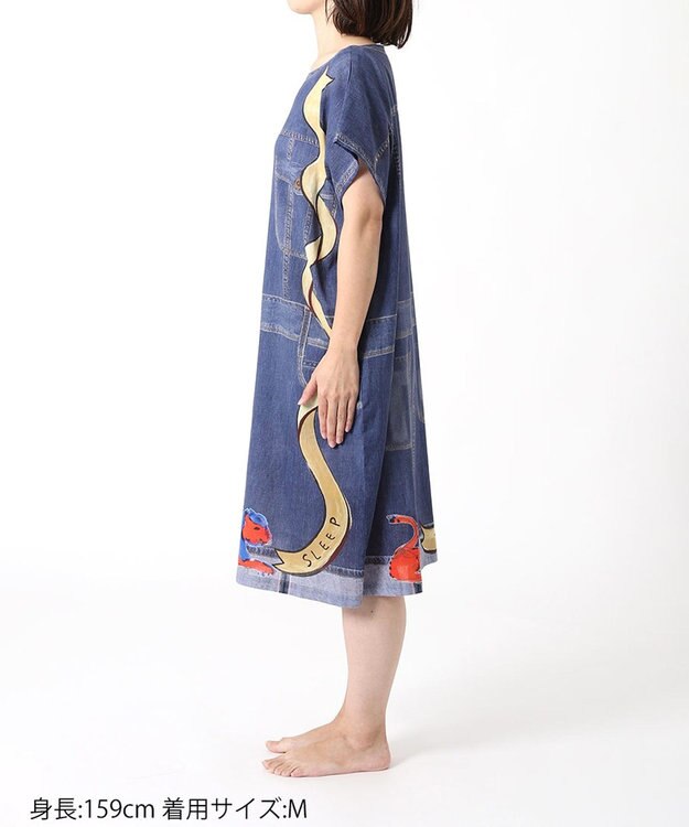 tsumori chisato SLEEP ツモリチサト チュニック 3分袖 半袖 ルームウェア レディース UNT159 /ワコール コン