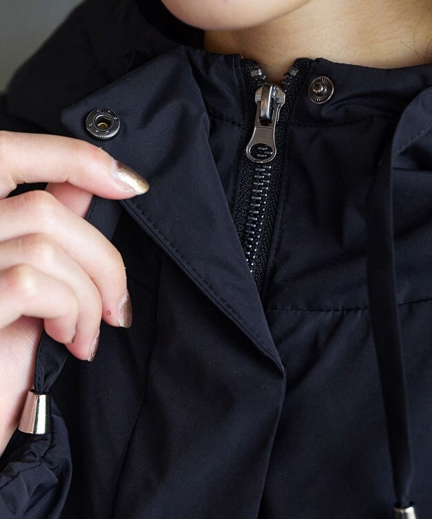 Tiaclasse 【安田美沙子さん着用・新色追加】ウォーマル中綿フーデッドコート ネイビー