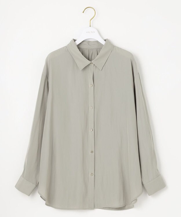 ANY SIS S 【美人百花7月号掲載】ライトシアー シャツ ミント