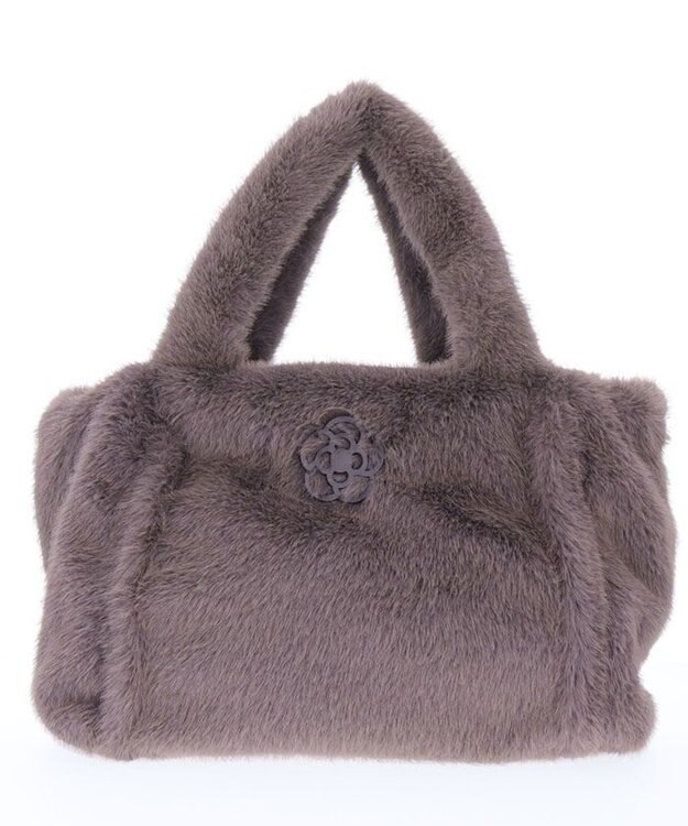 CLATHAS モリオン 2wayファーバッグ グレー