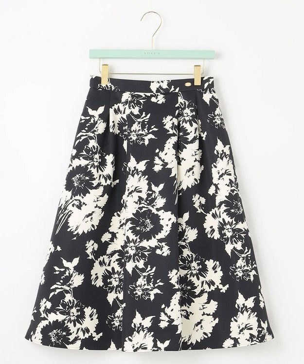 TOCCA 【洗える！】WANDERING FLOWER スカート ブラック系5