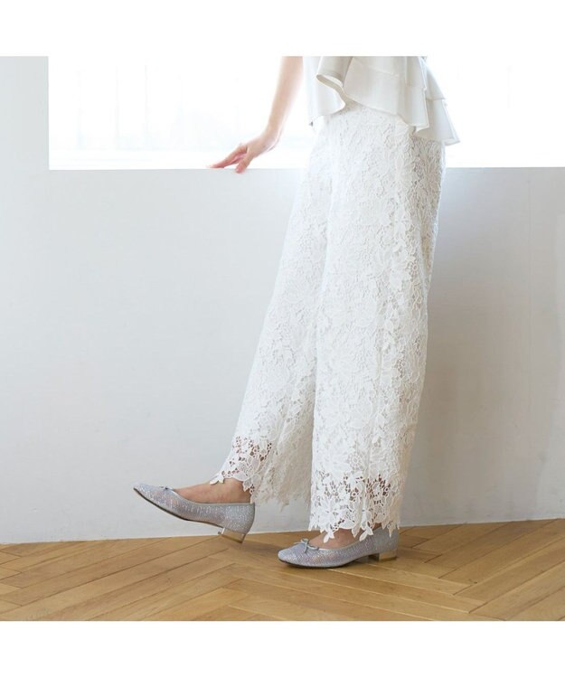 Riz raffinee <Riz raffinee>メッシュバレエシューズ シルバー