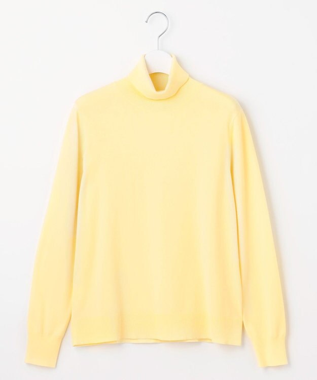 J.PRESS LADIES L 【ご好評につき新色追加！・WEB限定カラーあり・洗える】PRINCE タートルネック ニット レモンイエロー系