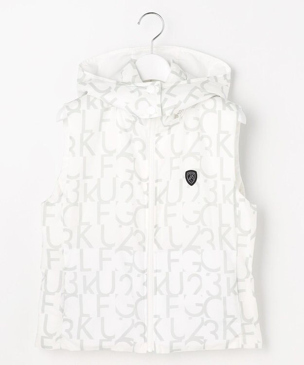 23区GOLF 【WOMEN】中綿リバーシブルベスト ホワイト系5