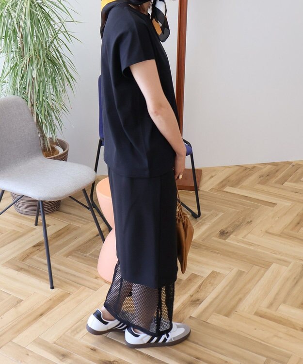 AMERICAN HOLIC 【WEB限定】レイヤード風スカート Black