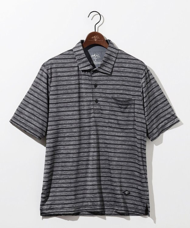 JOSEPH ABBOUD MOUNTAIN 【接触冷感】クールスキンガードポロシャツ グレー系2