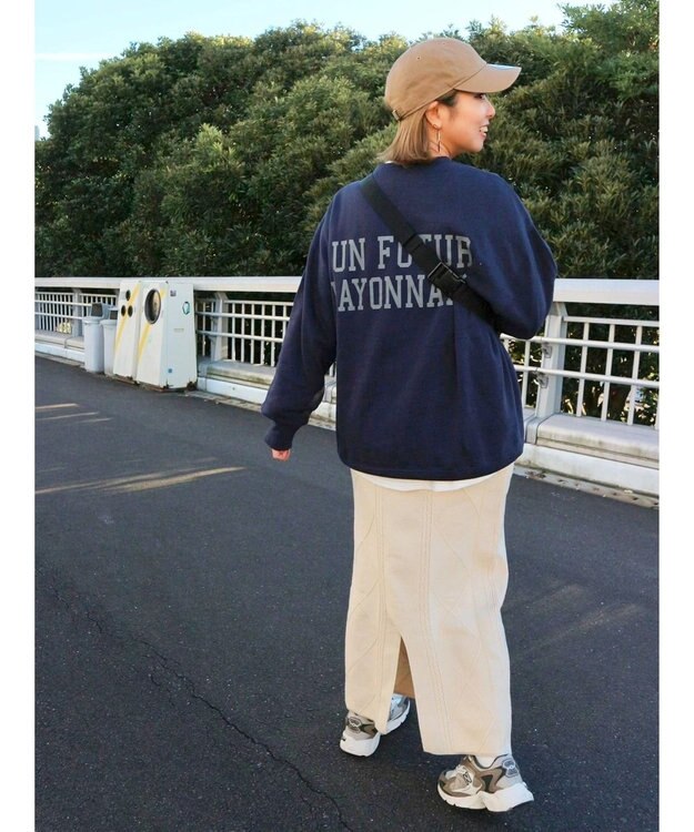 Green Parks ケーブルニットスカート Ivory