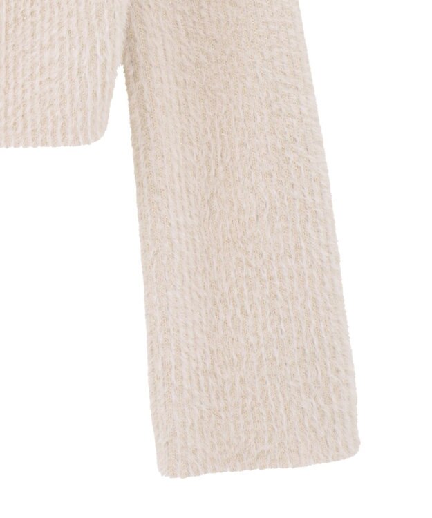 earth music&ecology SET2点チャーム付きシャギーニット＋インナー Pink Beige