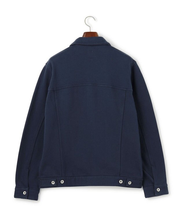 J.PRESS MEN 【NYUZELESS】3rdタイプ ジャージートラッカージャケット ネイビー系