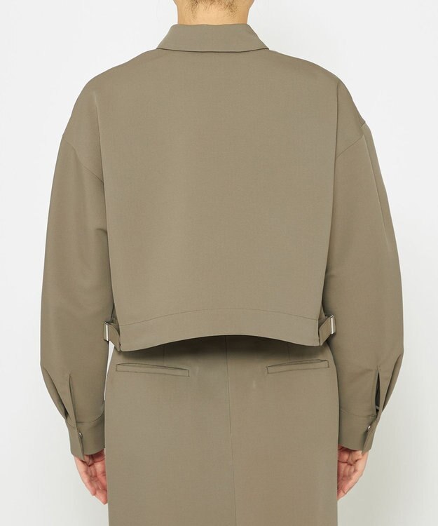 uncrave 【吸水速乾・洗濯機洗い可】エコ ドライ チノ ブルゾン（uncrave STANDARD） ライトカーキ