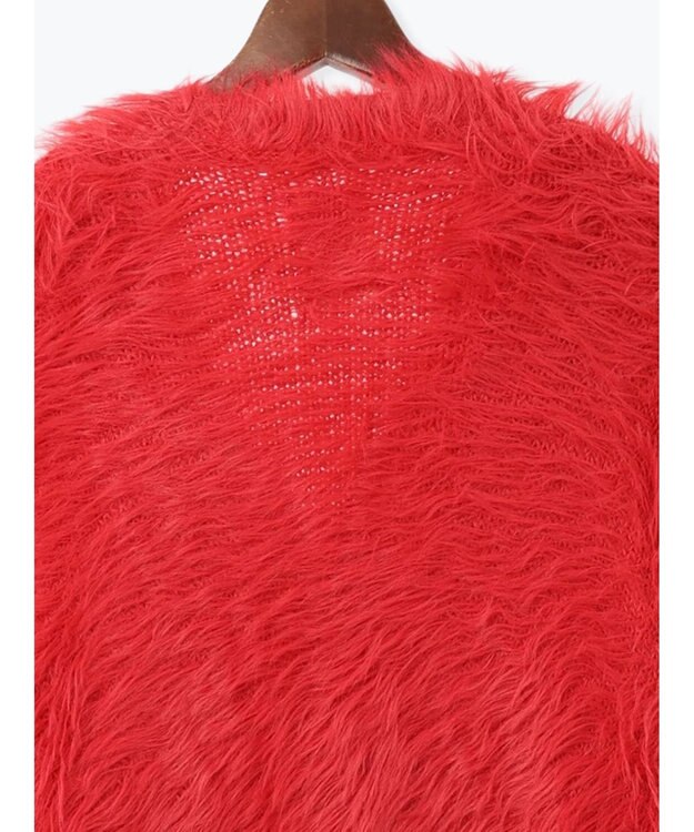 Te chichi 【R by Te chichi】シャギーカーディガン《2025winter catalog item》 レッド