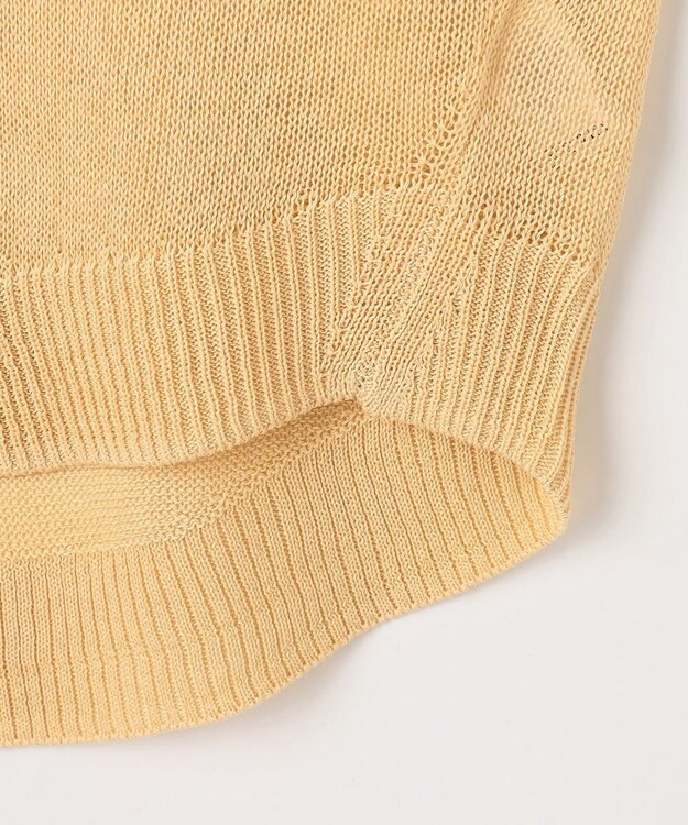 ANY ラミータッチオーバーニット イエロー