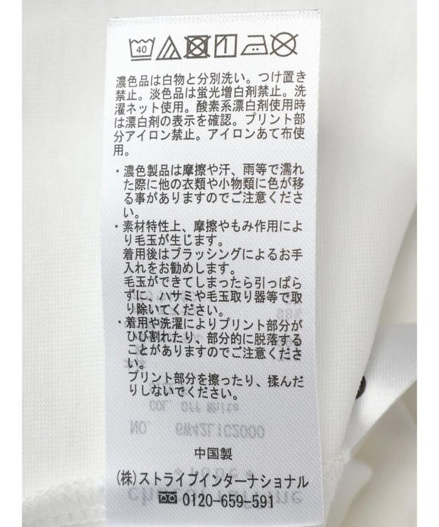 Green Parks オズワルド／ラインフォト半袖ＴＥＥ Off White