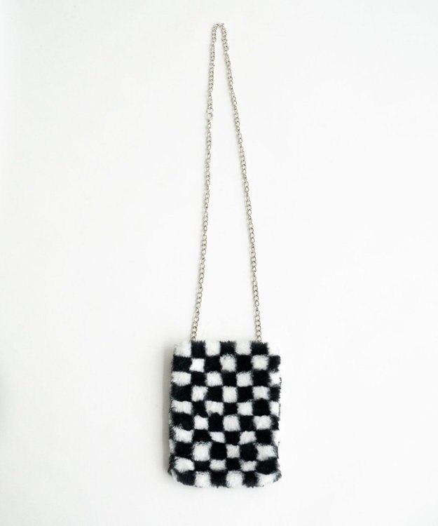 WEGO ファーチェーンミニショルダー 柄2